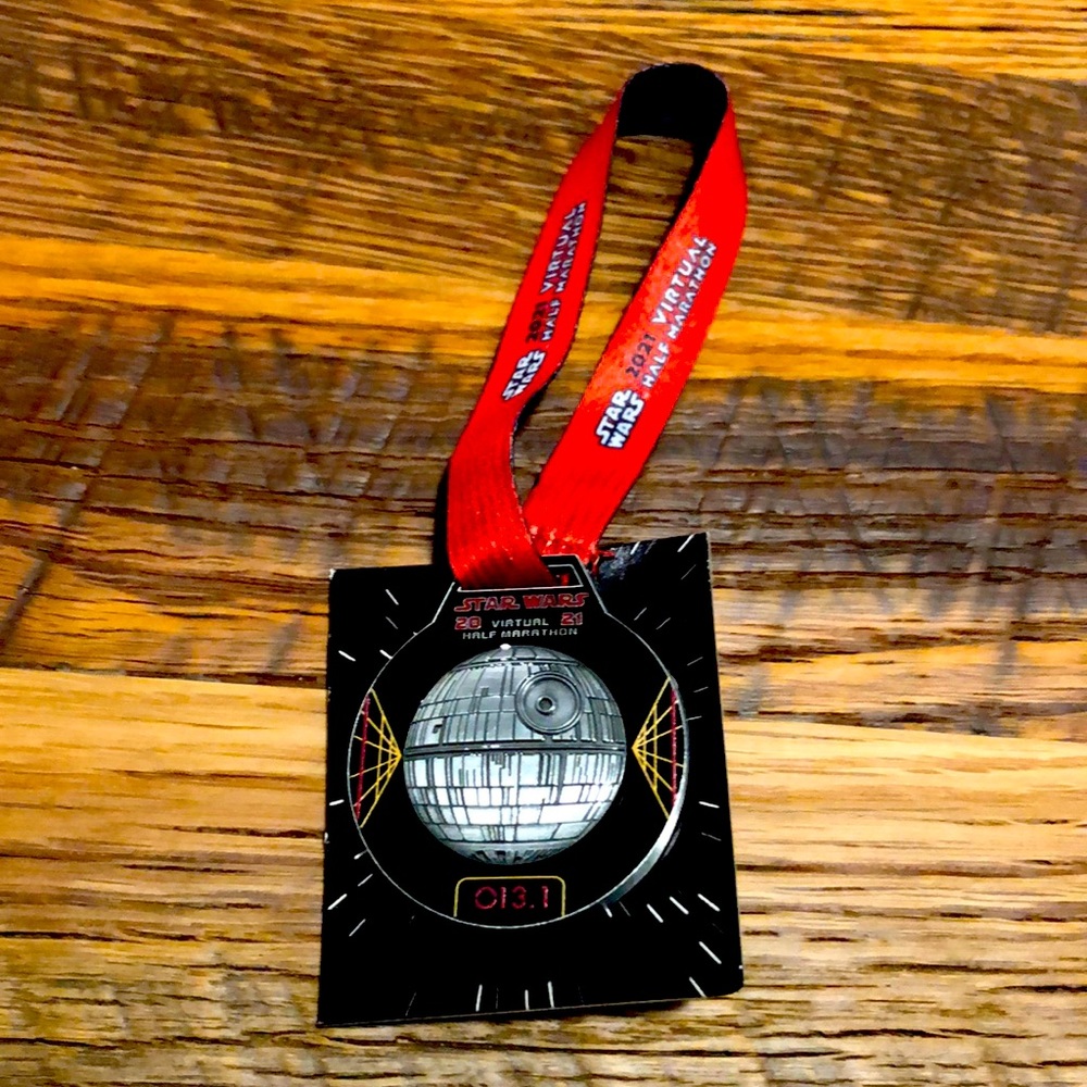 Star Wars Virtual Half Marathon Medal Pin